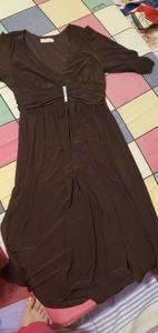 Brown dress